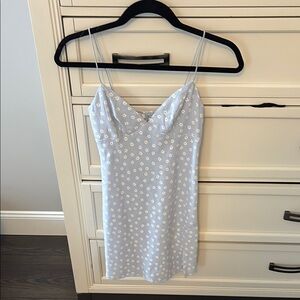 Hello Molly Light Blue Floral Mini Dress
